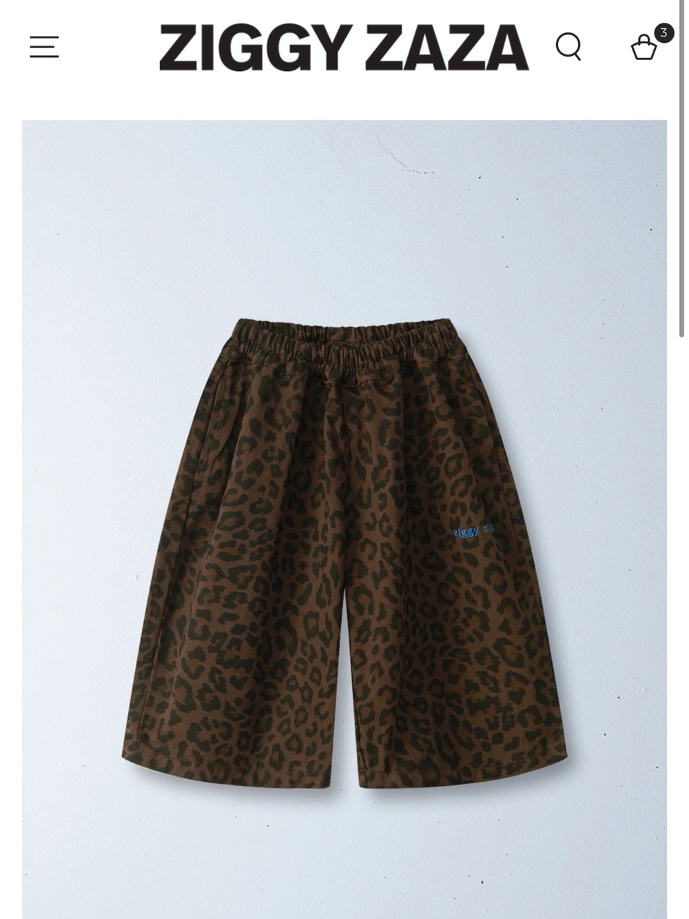 Ziggy Zaza meow wide leg pant